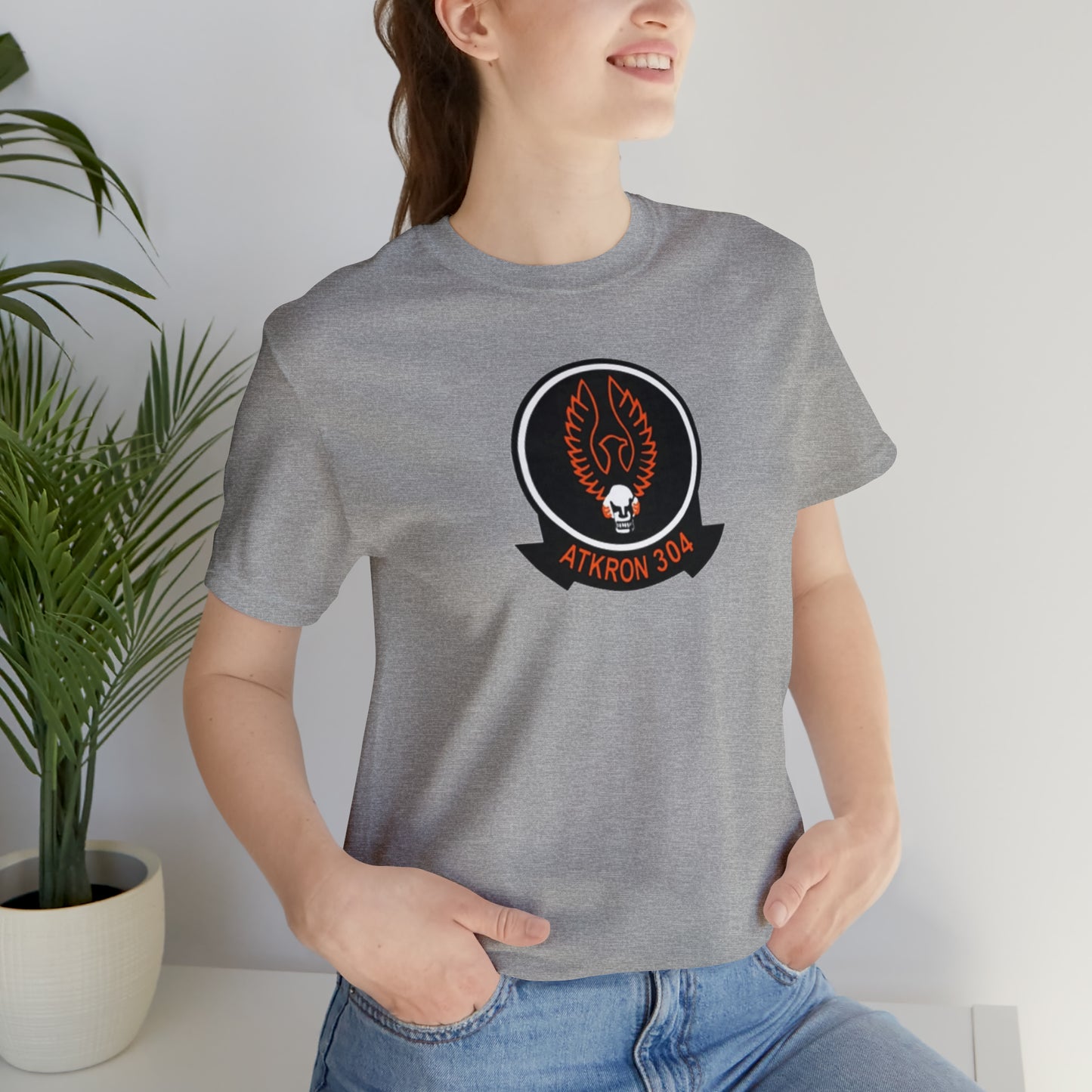US Navy VA304 T-Shirt | VA 304 | Navy | Veteran | Aviation Squadron NAS Alameda | Firebirds | A6E | Military