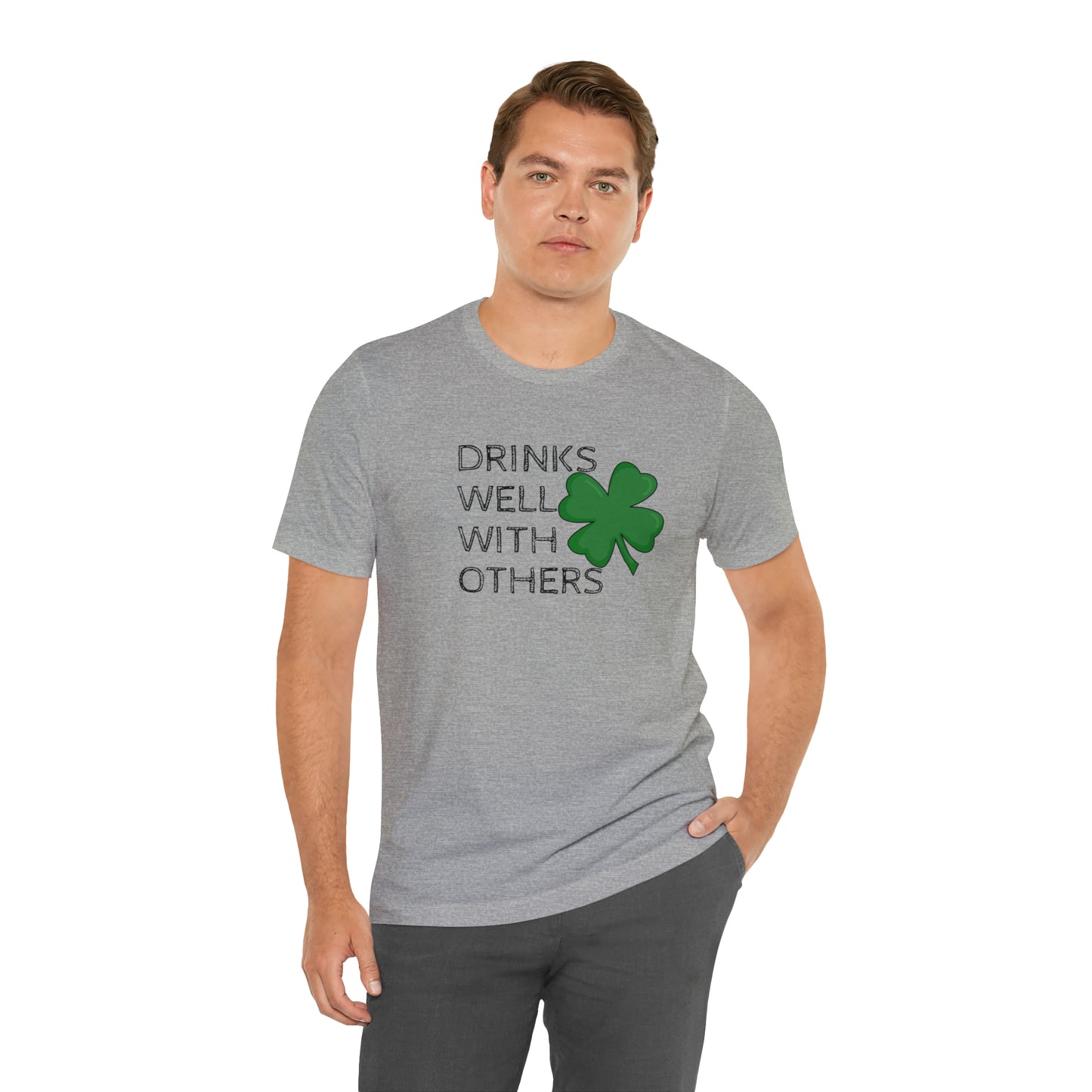 Drinks Well With Others Funny T-Shirt