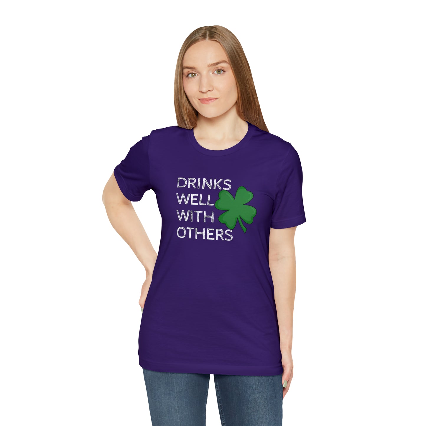 Drinks Well With Others Funny T-Shirt