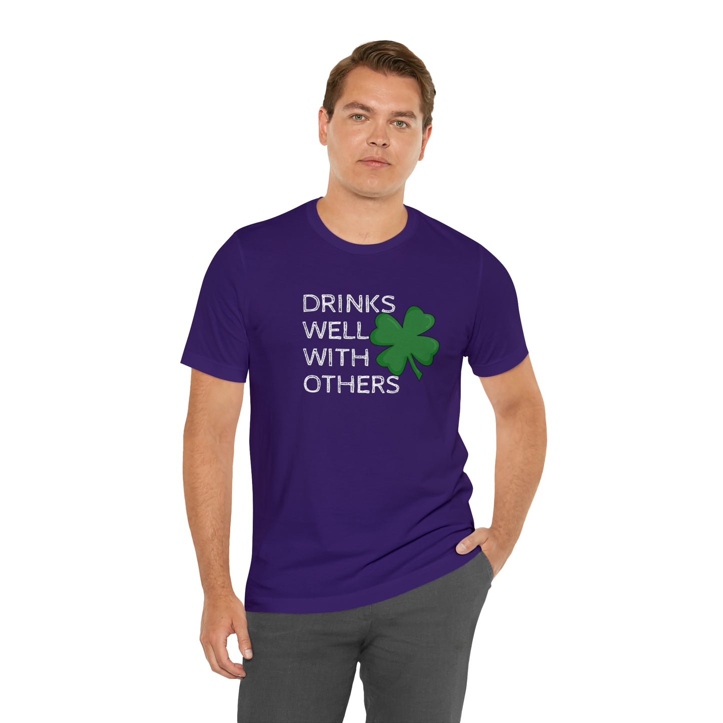 Drinks Well With Others Funny T-Shirt