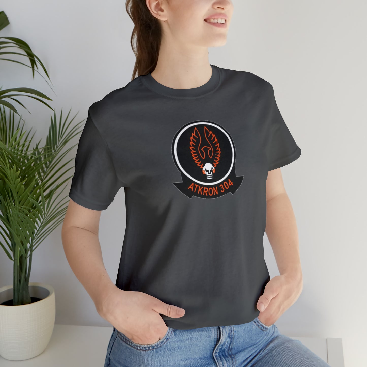 US Navy VA304 T-Shirt | VA 304 | Navy | Veteran | Aviation Squadron NAS Alameda | Firebirds | A6E | Military