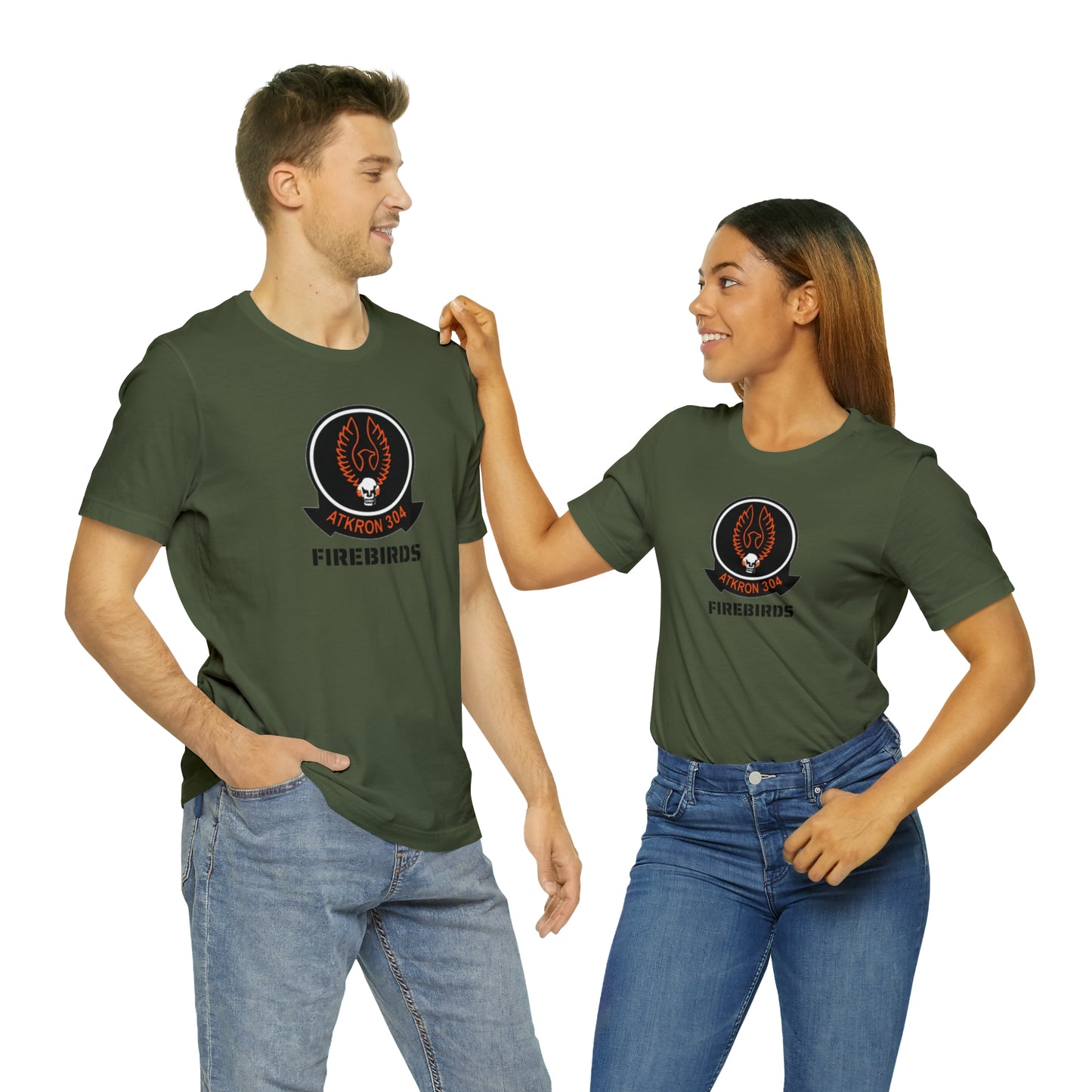 US Navy VA - 304 Firebirds T-Shirt | Navy | Veteran | NAS Alameda | A6E | Military | FIREBIRDS | Gift Ideas