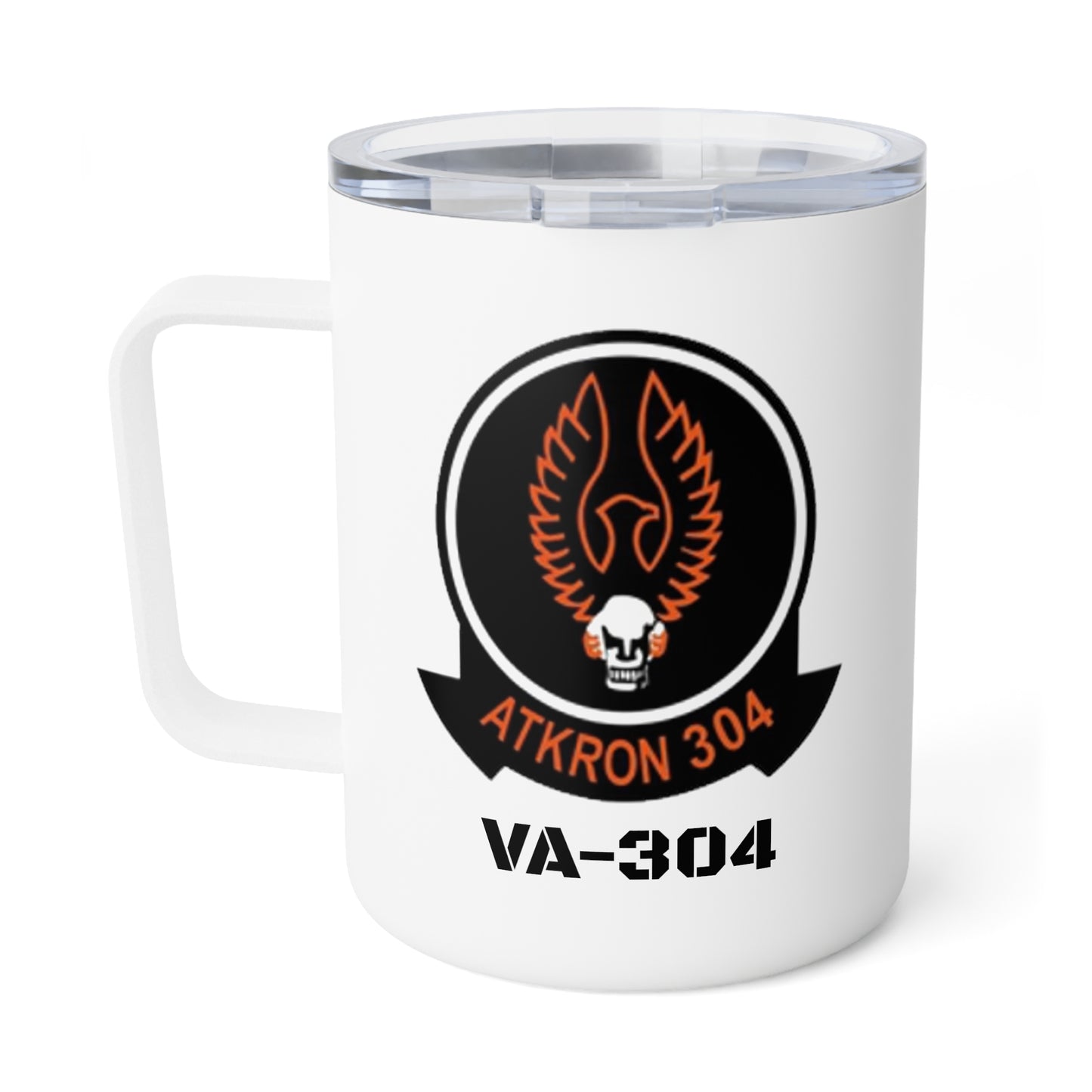 US Navy VA304 Mug | VA 304 | Navy Veteran Aviation Squadron NAS Alameda | Firebirds | A6E | Military | Insulated Coffee Mug, 10oz